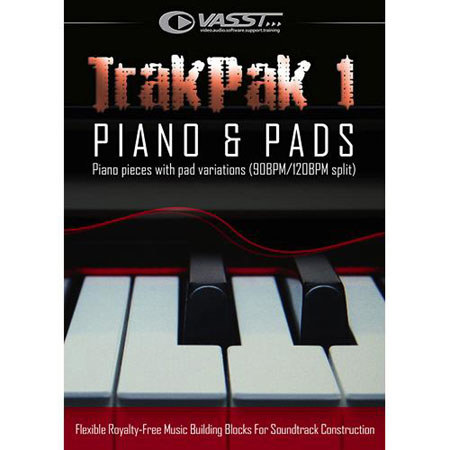 Vasst TrakPak Vol.1 Pianos and Pads, Royalty Free Music for Your Productions