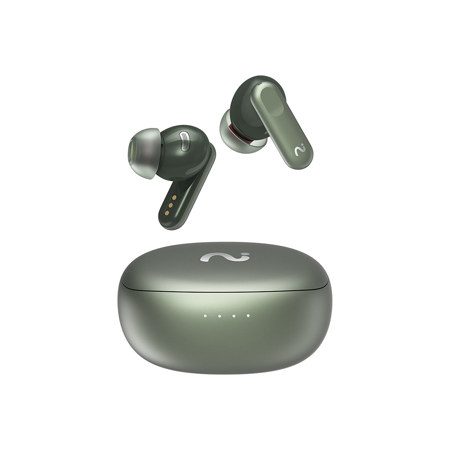 viaim Nano+ Wireless Smart ANC Earbuds,AI Voice Recorder & Transcription, Green