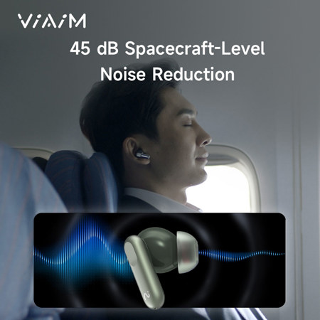 viaim Nano+ Wireless Smart ANC Earbuds,AI Voice Recorder