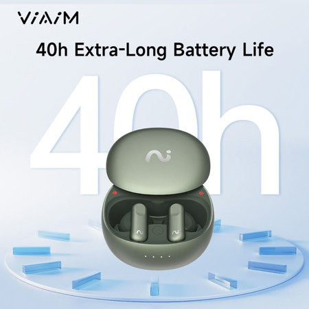 viaim Nano+ Wireless Smart ANC Earbuds,AI Voice Recorder