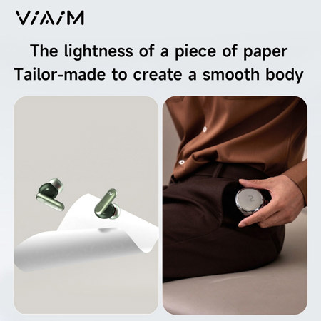 viaim Nano+ Wireless Smart ANC Earbuds,AI Voice Recorder