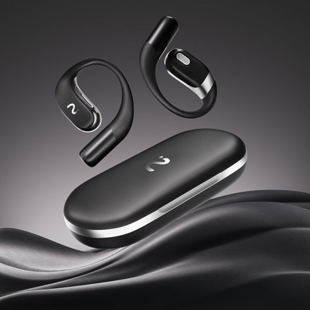 viaim OpenNote Wireless Open Ear Earbuds,AI Voice Recorder
