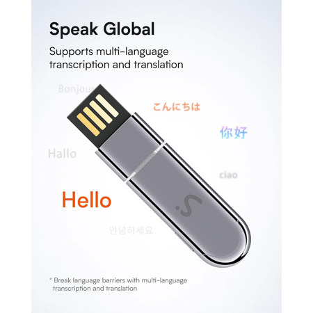 viaim NoteKit AI Computer Meeting Assistant Voice Recorder with