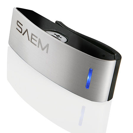 Veho VBR-001-S SAEM S4 Wireless Bluetooth Receiver with Track Control, Silver
