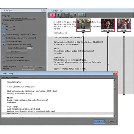 Avid ScriptSync Option for Media Composer 5+ / Sym
