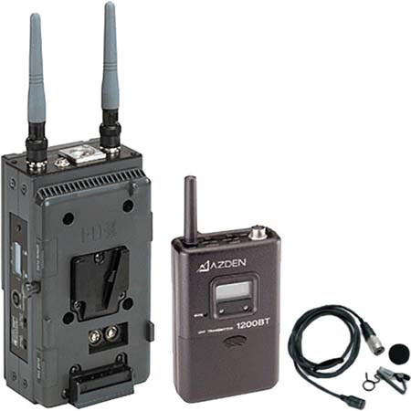 Azden 1200VMS UHF Body-Pack System,Anton Bauer Rec