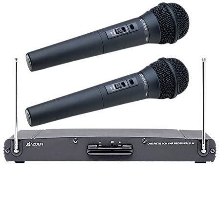 Azden 221ht w/2 Handheld Mics System