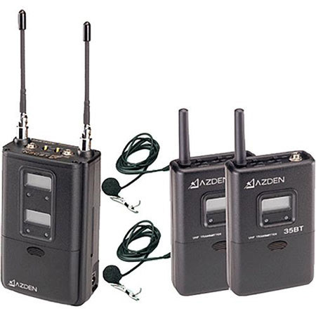 Azden 325ULT Dual-Channel UHF Body-Pack Combo System