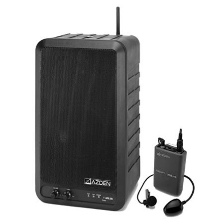Azden APS 25b-RL1 Battery-Powered 20W 2-Way Speaker Sys