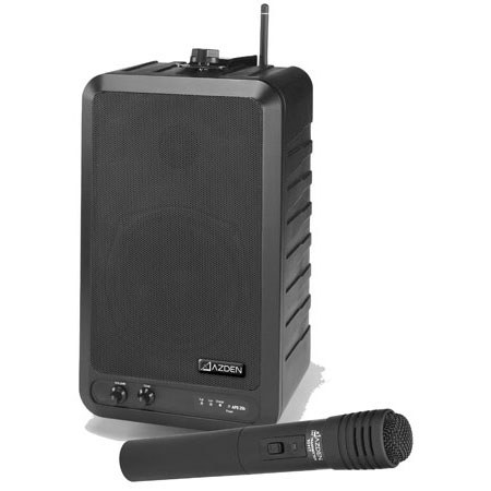 Azden APS 25b-UH1 Battery-Powered 20W 2-Way Speaker Sys