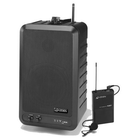 Azden APS 25b-UL1 Battery-Powered 20W 2-Way Speaker Sys