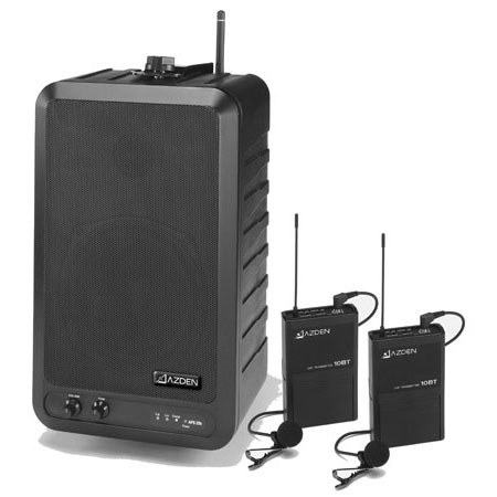 Azden APS 25b-UL2 Battery-Powered 20W 2-Way Speaker Sys