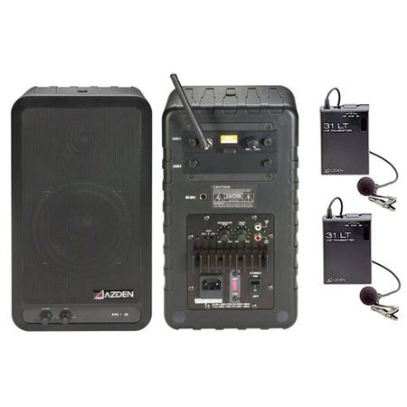 Azden APS 25-VL1 AC Powered 20W 2-Way Speaker System