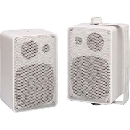 Azden AWS-4.5 4.5in Wall Mountable 2-Way Speakers,1Pair