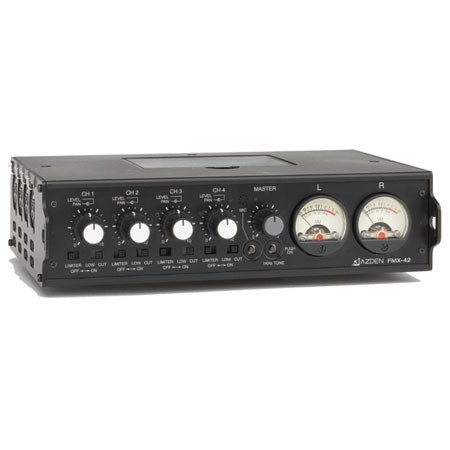 Azden FMX-42A Pro 4-Channel Microphone Field Mixer