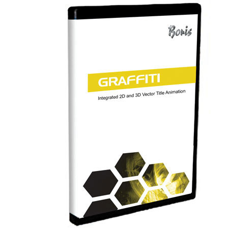 Boris FX Boris Graffiti 4.0, 2D and 3D Title Creation Plug-in Software, for Mac & Windows