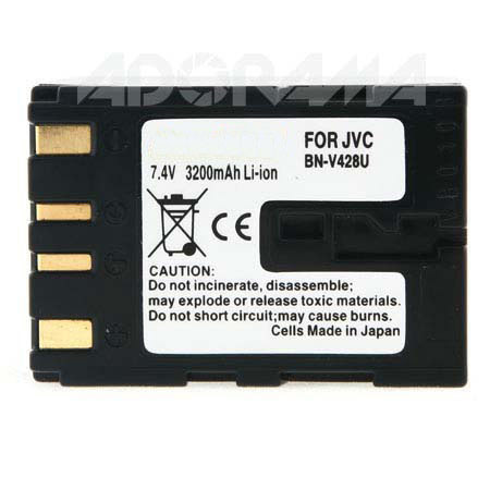 Adorama Li-Ion Camcorder 7.2V Battery f/JVC BNV-428