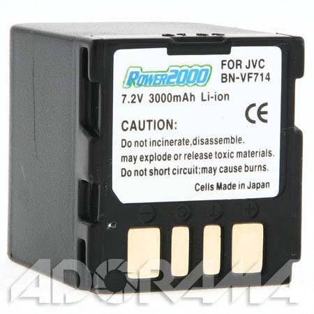 Adorama Li-ion 3000mAh Camcorder Battery f/JVC BNVF-714