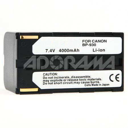 Adorama ACD606 Lithium-Ion Camcorder Battery, Canon