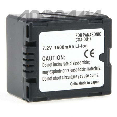 Adorama Li-ion 1600mAh Camcrdr Batt f/ CGA-DU14