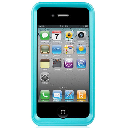 Contour Design Hardskin for iPhone 4, Turquoise