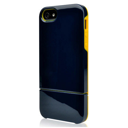 Contour Design Flick Case for iPhone 5, Navy/Yello