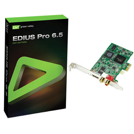 Grass Valley EDIUS Pro 6.5 NLE Software with HDSPARK Board