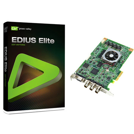 Grass Valley STORM 3G PCI Express x4 Bus Card with EDIUS Elite 6.5 Software