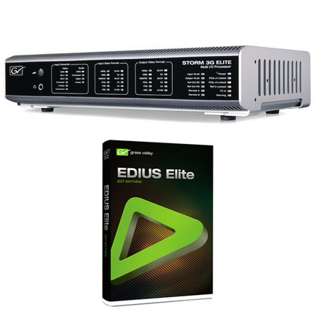 Grass Valley STORM 3G Elite Breakout Box with EDIUS Elite 6.5 NLE System