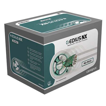 Grass Valley Canopus EDIUS NX for PCI-Express, Analog and DV Editing for Windows.