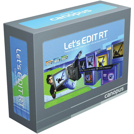 Grass Valley Canopus Lets Edit Rt +, Analog/DV Realtime Video Editing Hardware & Lets Edit 2.0 Software, for Windows