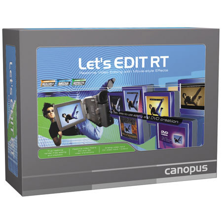 Grass Valley Canopus Lets Edit Rt, DV/Analog Realtime Video Editing PCI Card with Software, Windows