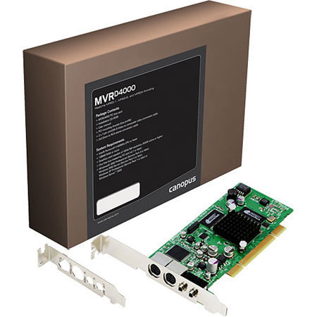Grass Valley / Canopus MVRD4000 PCI Bus Card for Real-time MPEG-1/MPEG-2/MPEG-4 Encoding and Decoding