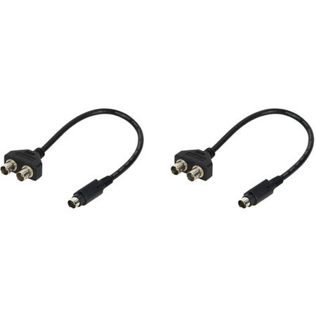 Datavideo CB2 Y/C to Two BNC 2PC Cable Adaptor Set
