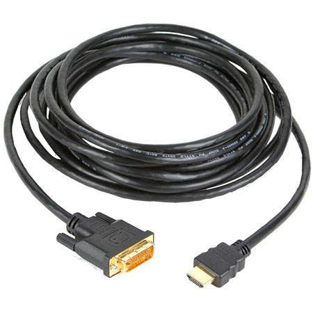 Datavideo CB-20 1.8m (5.9') DVI-D Male to HDMI Mal