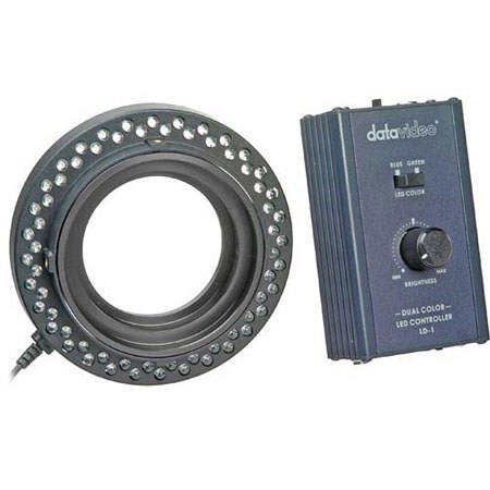 Datavideo LD1 Blue/Green LED Chroma-Key Ring Light