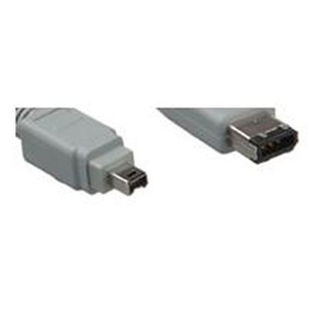 Focus Enhancements Firewire 4-Pin to 6-Pin DV Cable-4ft