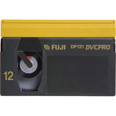 Fujifilm DP121-12M DVCPro Digital Video Cassette, 12 Minutes Recording Time, Medium