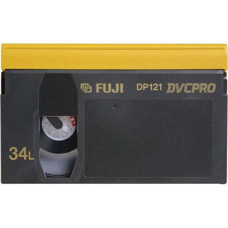 Fujifilm DP121-34L DVCPro Digital Video Cassette, 34 Minutes Recording Time, Large
