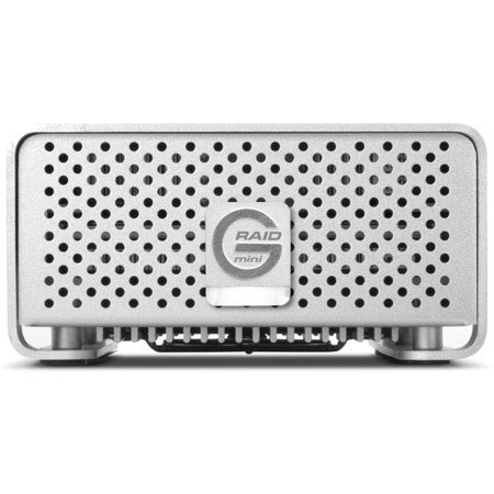 G-Technology G-Tech G-Raid Mini 3rd Generation , 500GB External Hard Drive Storage Solution, 5400 RPM, eSATA, FireWire 400, 800 & USB 2.0 Interface, for Macintosh & Windows