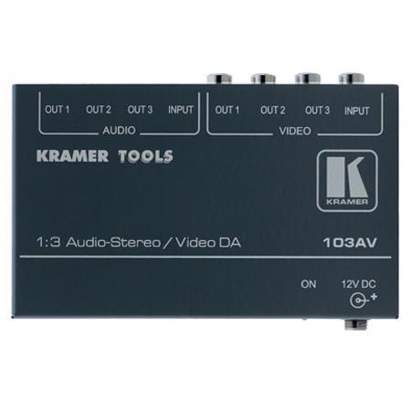 Kramer 103AV 1:3 Video/Audio Distribution Amplifie