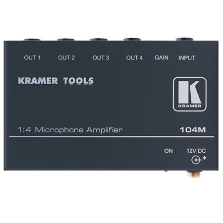 Kramer 104M 1:4 Microphone Distribution Amplifier