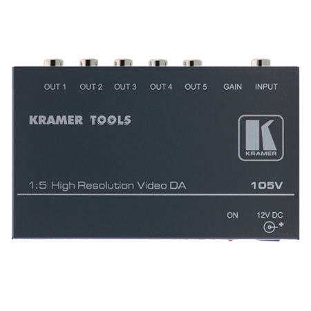 Kramer 105V 1:5 Composite Video Distribution Ampli