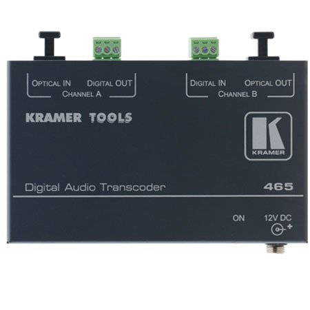 Kramer Electronics 465 Optical-AES/EBU Audio Converter