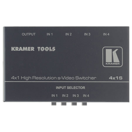 Kramer 4x1S 4x1 S-Video Mechanical Switcher