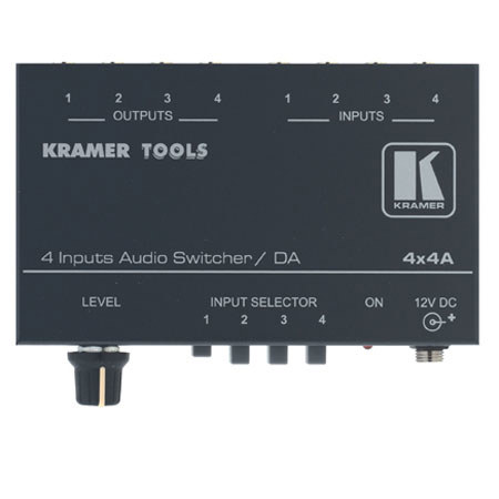 Kramer 4x4A 4x1:4 Stereo Audio Switcher