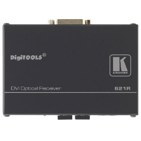 Kramer Electronics 621R DVI Optical Receiver, Blac