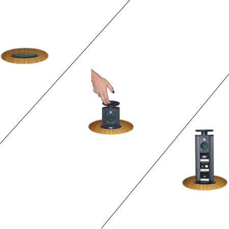 Kramer Electronics TC-PTP01-B Table Mount Solution