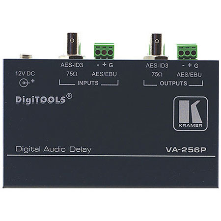 Kramer Electronics VA-256P Digital Audio Delay, Bl