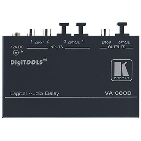 Kramer Electronics VA-680D Digital Audio Delay, Bl